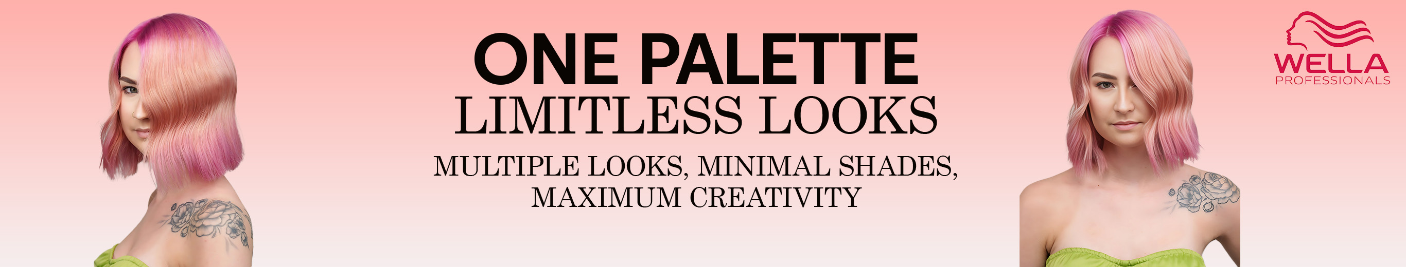 Wella Professionals One Palette Limitless Looks Golden Hour banner